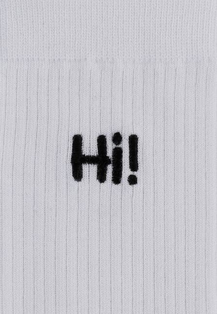 Melawear Unisex Gerippte Socken Stickerei 1er Pack Top Angebot