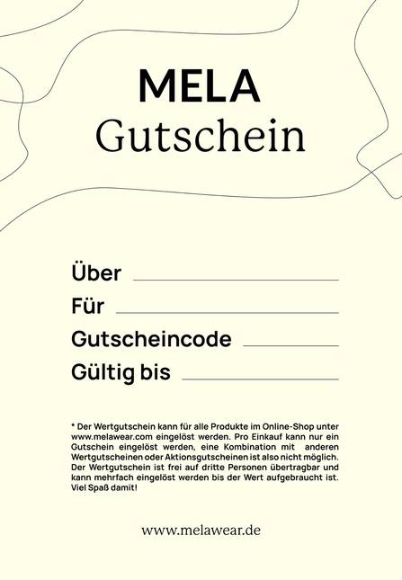 Melawear Gutschein über 75€ Verkauf