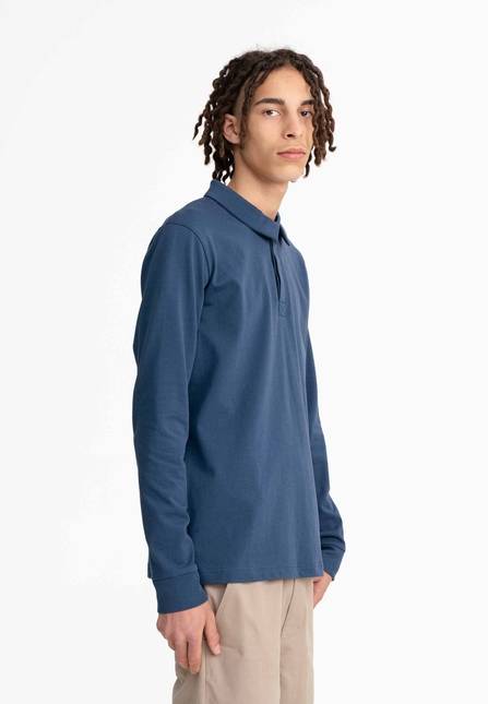 Melawear Herren Langarm Polo Shirt DIVIT Schlussverkauf