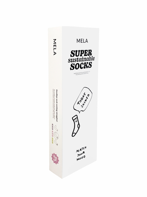 Melawear Unisex Gerippte Socken Stickerei 5er Pack Online Shopping