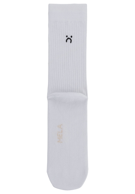 Melawear Unisex Gerippte Socken Stickerei 5er Pack Online Shopping