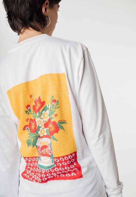 Melawear Oversized Langarmshirt Artist Edition Anjali Top Angebot