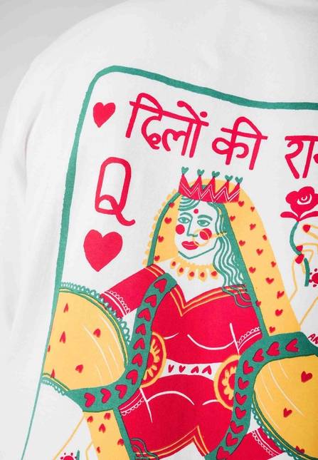 Melawear Oversized Langarmshirt Artist Edition Anjali Neueste Mode
