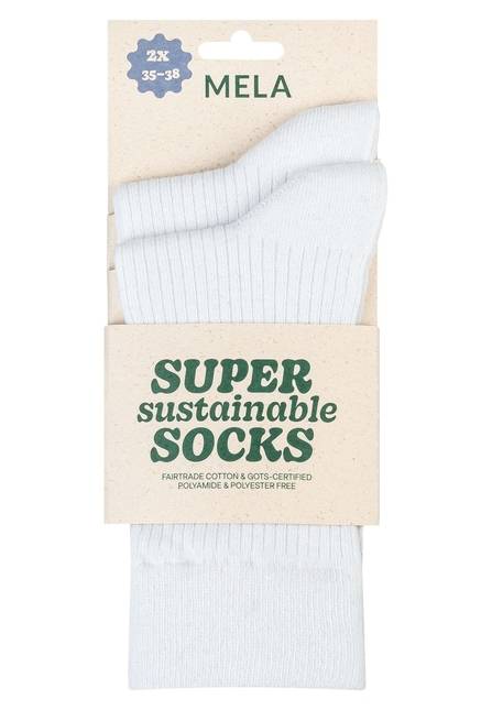 Melawear Gerippte Socken 2er Pack Neuheiten