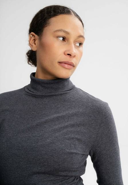 Melawear Damen Turtleneck Shirt ANCHAL Letzte 3 Tage