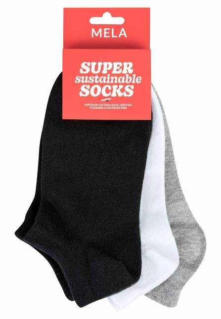 Melawear Sneakersocken 3er Pack Bis zu 65% Rabatt