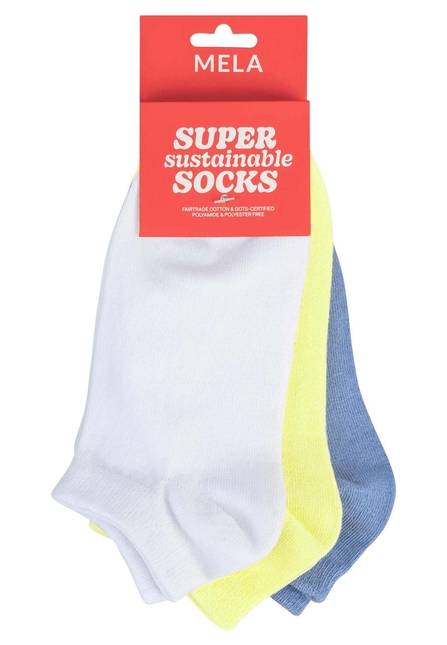 Melawear Sneakersocken 3er Pack Sonderangebot der Fabrik