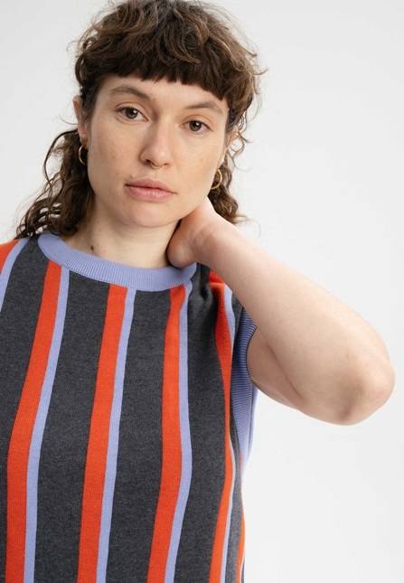 Melawear Damen Jacquard Strick Pullunder JAMUNA Bis zu 55% Rabatt