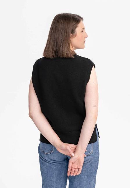 Melawear Damen Jacquard Strick Pullunder JAMUNA Discount Store für neue Produkte