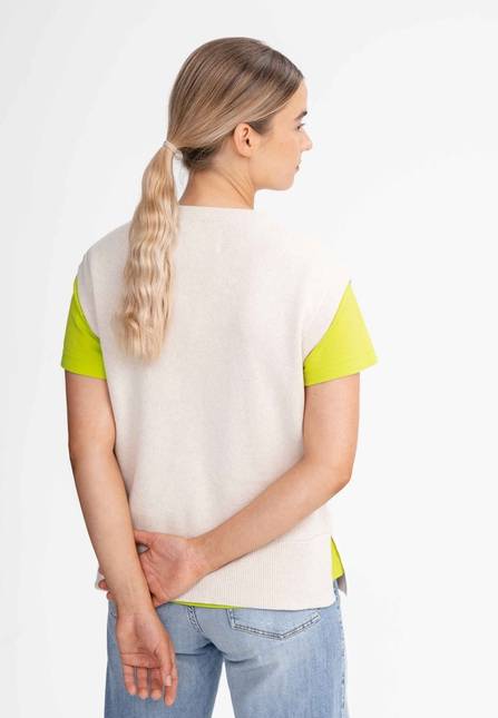 Melawear Damen Jacquard Strick Pullunder JAMUNA Nur noch ein Tag übrig
