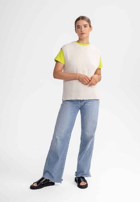 Melawear Damen Jacquard Strick Pullunder JAMUNA Nur noch ein Tag übrig
