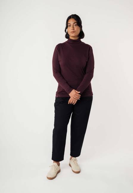 Melawear Damen Turtleneck Shirt ANCHAL Kostenloser Versand international