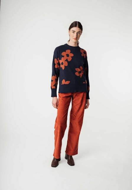 Melawear Jacquard Strickpullover FAIZA Begrenzt auf 3 Tage