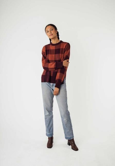 Melawear Jacquard Strickpullover FAIZA Black Friday Preise