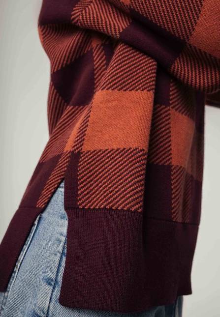 Melawear Jacquard Strickpullover FAIZA Black Friday Preise