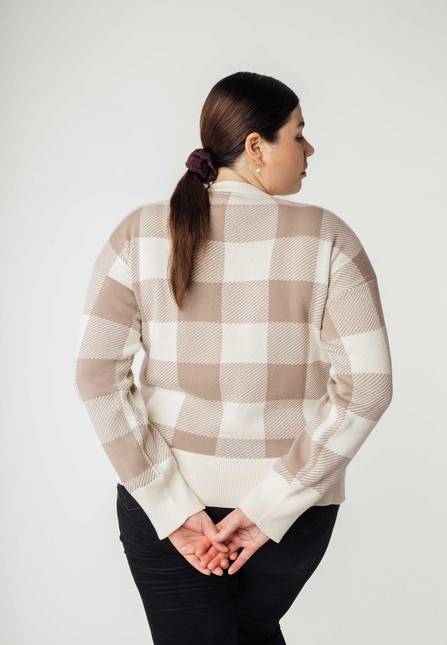 Melawear Jacquard Strickpullover FAIZA Im Verkauf