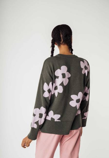 Melawear Jacquard Strickpullover FAIZA zollfrei