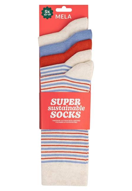 Melawear Socken 5er Pack Basic Rabatt