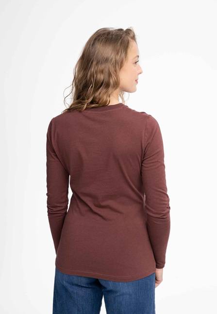 Melawear Damen Basic Langarmshirt DHIVYA Großer Ausverkauf