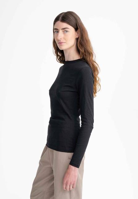 Melawear Damen Basic Langarmshirt DHIVYA Flash Sale