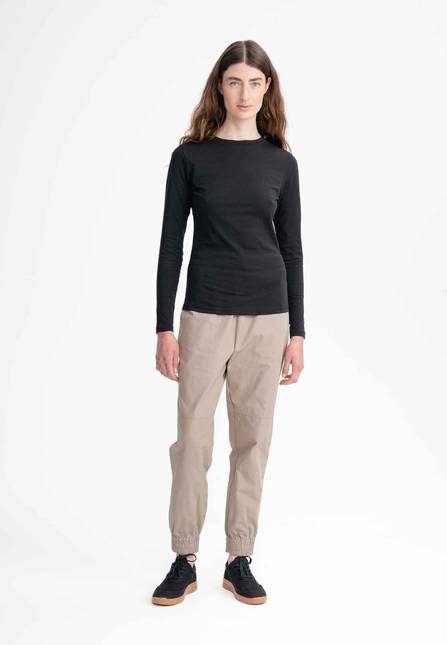 Melawear Damen Basic Langarmshirt DHIVYA Flash Sale