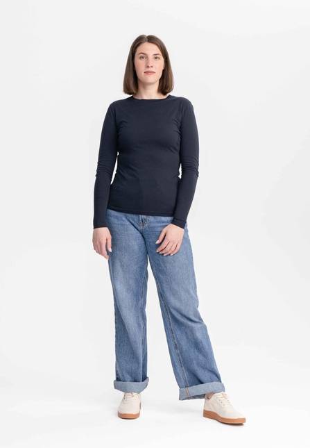 Melawear Damen Basic Langarmshirt DHIVYA Begrenztes Angebot