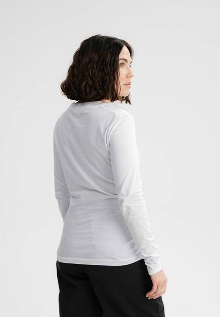 Melawear Damen Basic Langarmshirt DHIVYA Online Shopping