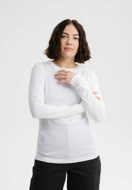 Melawear Damen Basic Langarmshirt DHIVYA Online Shopping