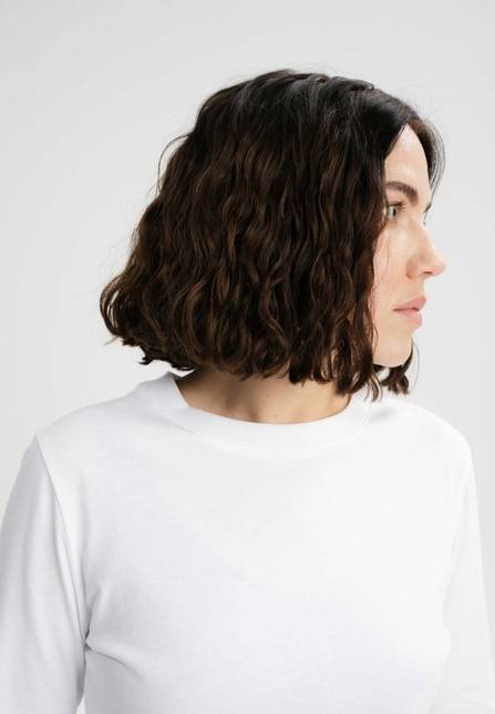 Melawear Damen Basic Langarmshirt DHIVYA Online Shopping