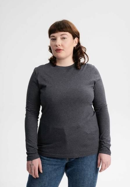 Melawear Damen Basic Langarmshirt DHIVYA Exklusivangebot