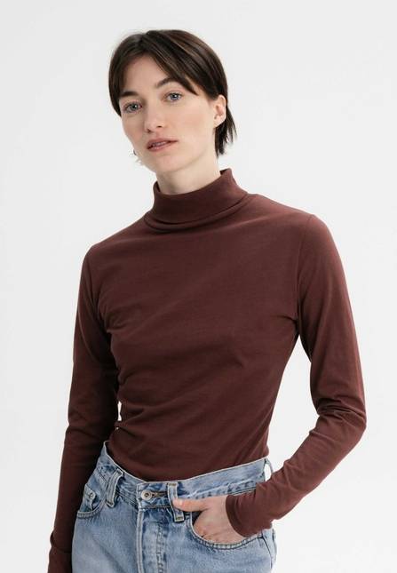 Melawear Damen Turtleneck Shirt ANCHAL Letzte 2 Tage