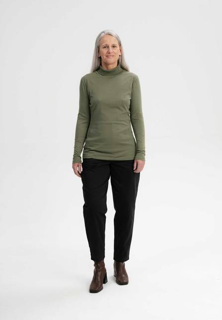 Melawear Damen Turtleneck Shirt ANCHAL Zeitbegrenzte Promotion