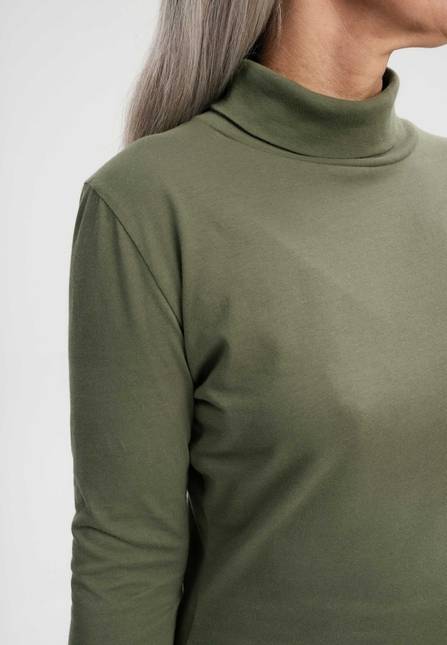 Melawear Damen Turtleneck Shirt ANCHAL Zeitbegrenzte Promotion
