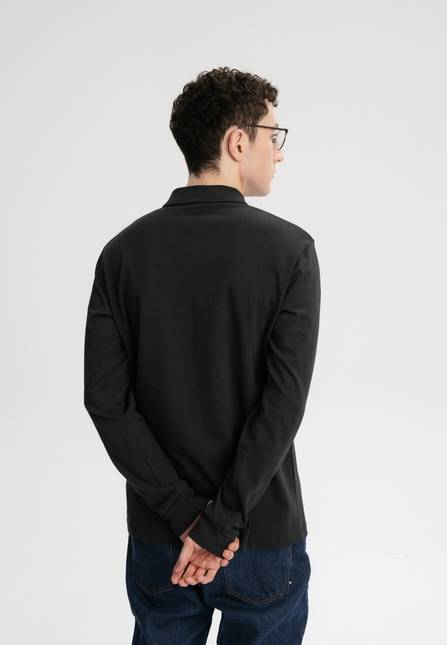 Melawear Herren Langarm Polo Shirt DIVIT Nur für heute
