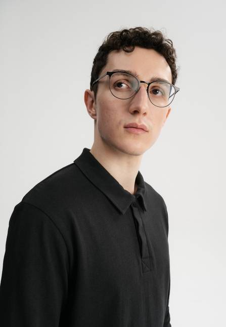 Melawear Herren Langarm Polo Shirt DIVIT Nur für heute