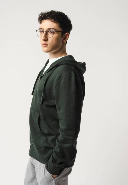 Melawear Hoodiejacke mit Reißverschluss DEVADAS Fabrikladen