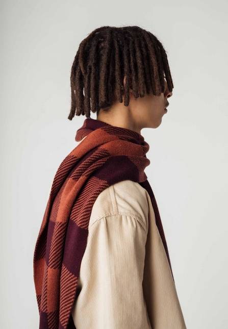 Melawear Jacquard Rippstrick Schal ASMEE Clearance-Verkauf
