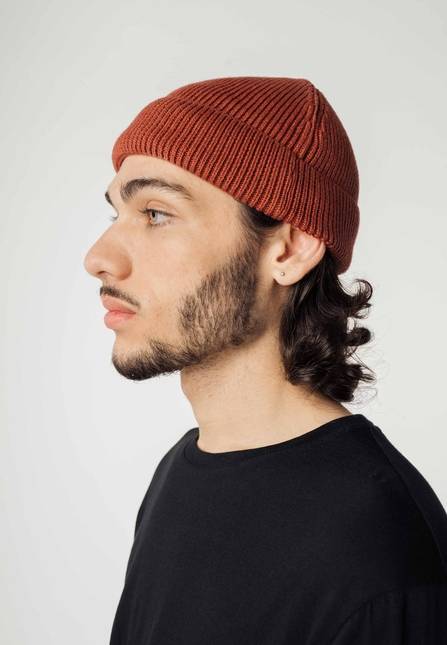 Melawear Unisex Kurze Rippstrick Mütze RAFI Heißer Verkauf