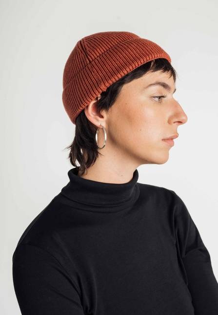 Melawear Unisex Kurze Rippstrick Mütze RAFI Heißer Verkauf