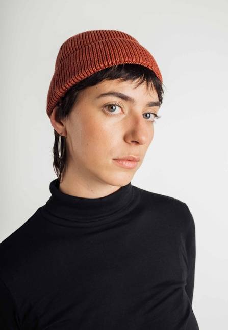 Melawear Unisex Kurze Rippstrick Mütze RAFI Heißer Verkauf