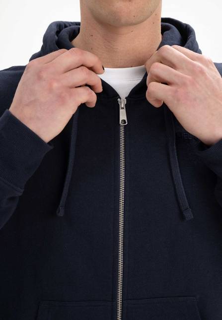 Melawear Hoodiejacke mit Reißverschluss DEVADAS Kostenloser Versand international