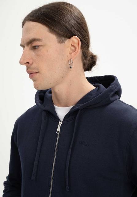 Melawear Hoodiejacke mit Reißverschluss DEVADAS Kostenloser Versand international