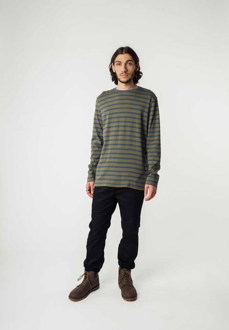 Melawear Basic Langarmshirt JERIN Stripes Angebote