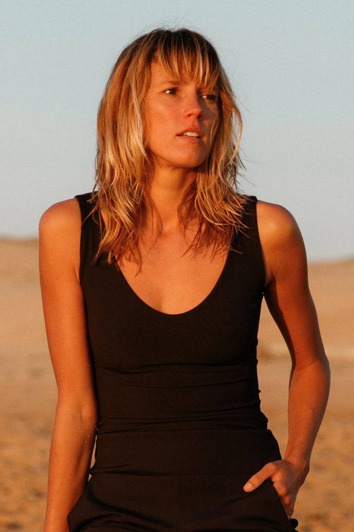 Mymarini TANKTOP SWIM APPAREL black Nur für heute