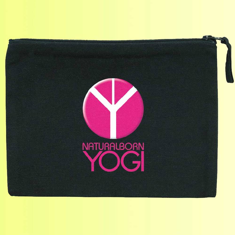 Natural Born Yogi Let Love Rule – Pouch schwarz Lagerräumung
