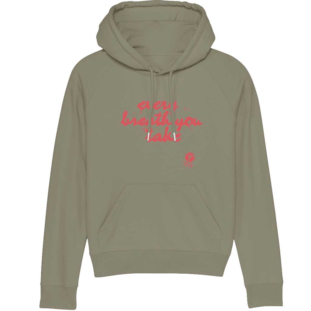 Natural Born Yogi Every Breath – Sweatshirt Hoodie Kostenlose Rückgabe