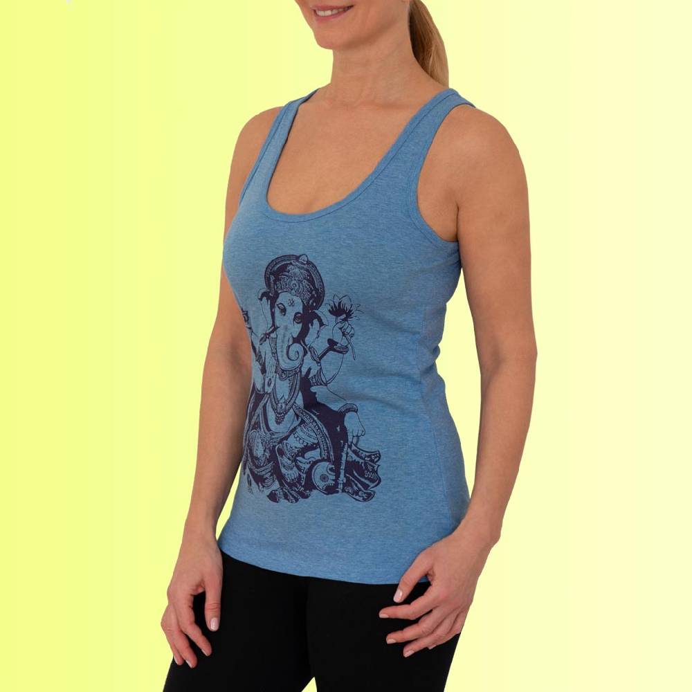Natural Born Yogi Ganesha Journey – Tank-Top blau JETZT KAUFEN