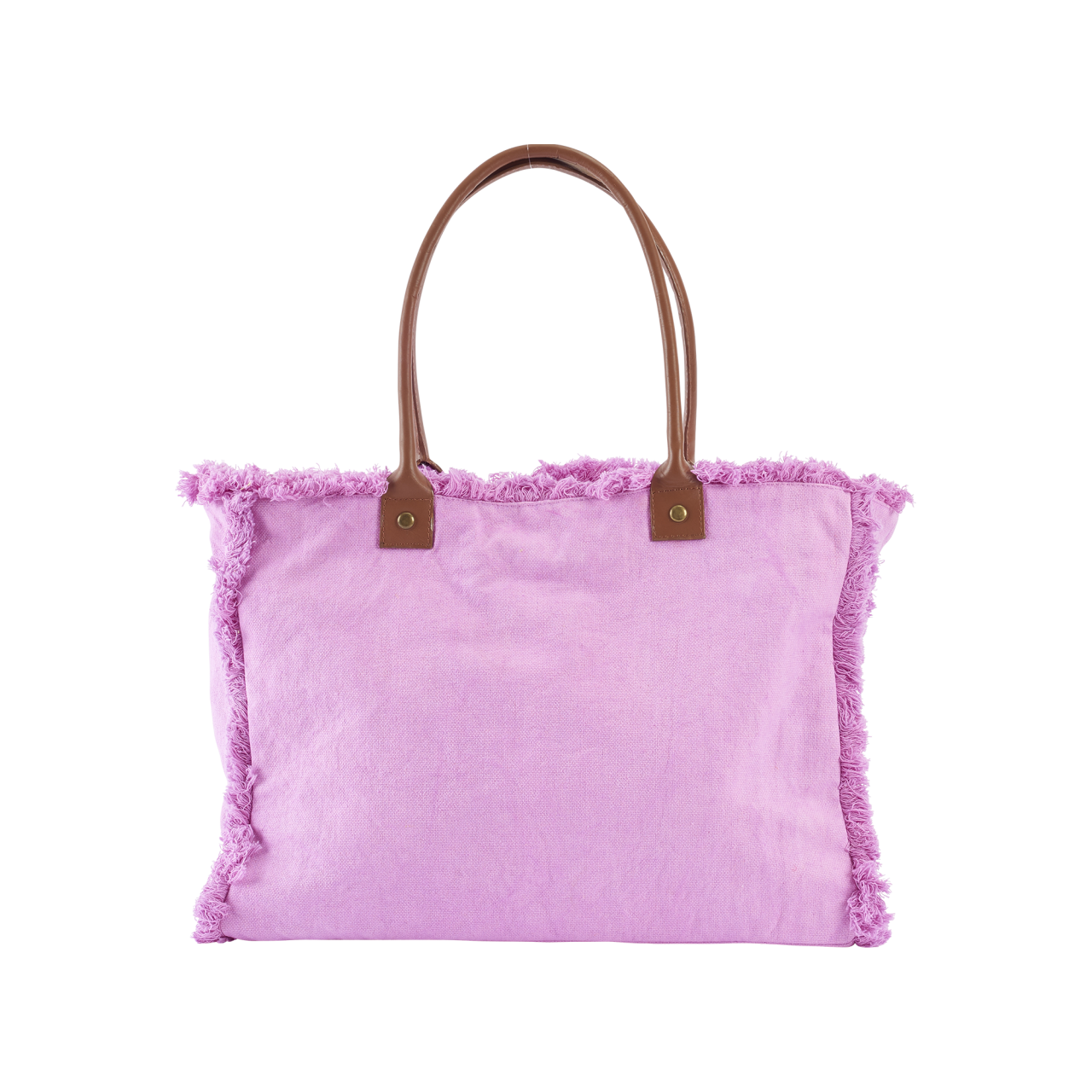 Nitzsche Accessoires Canvas Shopper mit Henkel in Lederoptik und Innentaschen Online Outlet