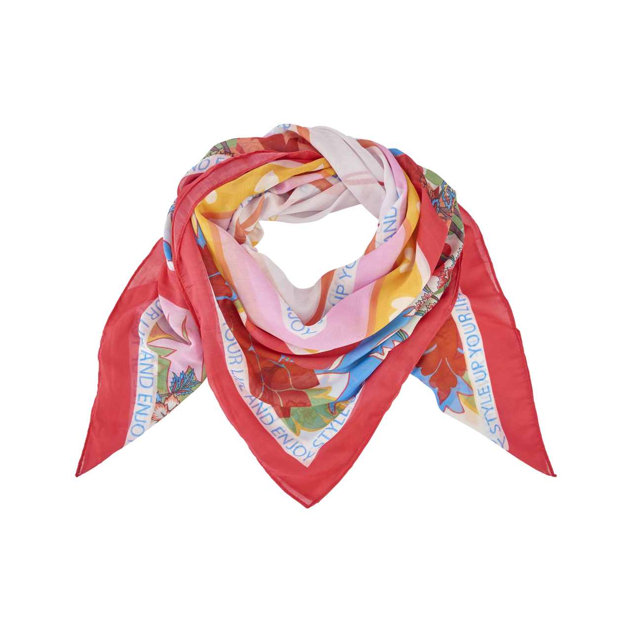 Nitzsche Accessoires Schal für Damen gewebt mit stylischem Schriftzug Zeitlich begrenztes Angebot