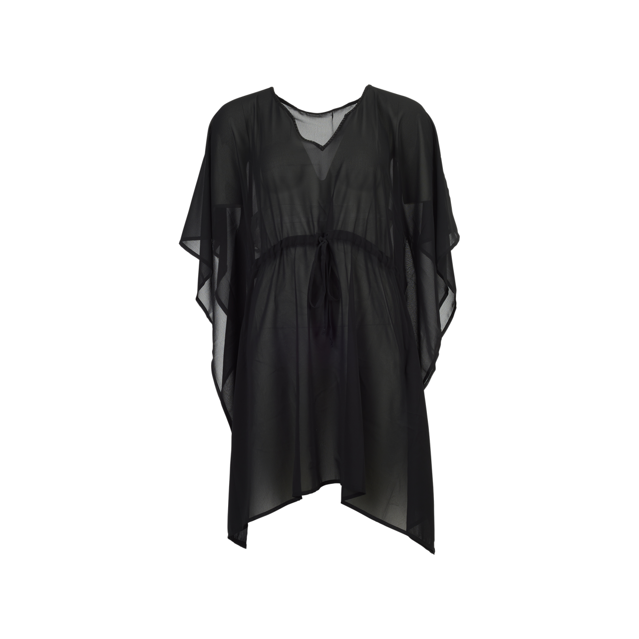 Nitzsche Accessoires Strandkleid mit sommerlichem Druck mit V-Ausschnitt Blitzangebot